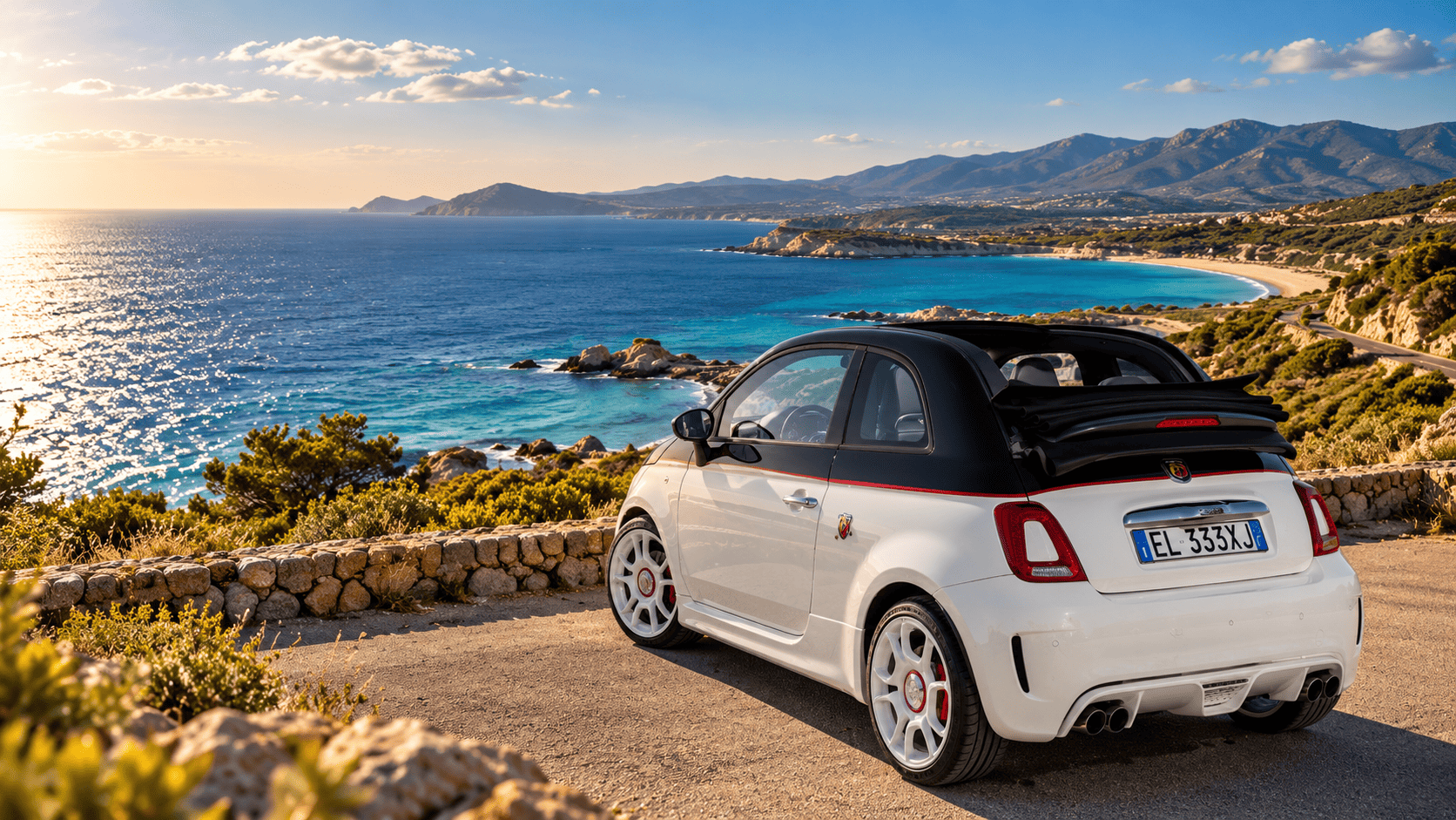 Sardegna in autunno viaggio in cabrio